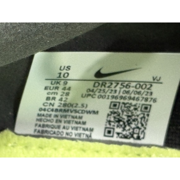 Nike Zoom Rival Track Field Jumping Spikes Black Size 10 Men\'s Cleats DR2756-002